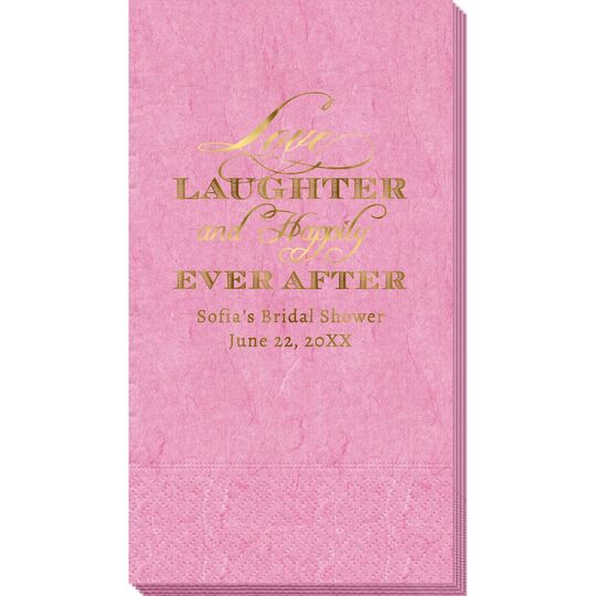 Love Laughter Ever After Bali Guest Towels